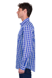 Hard Slog Mens Levers 1/2 Placket Long Sleeve Shirt