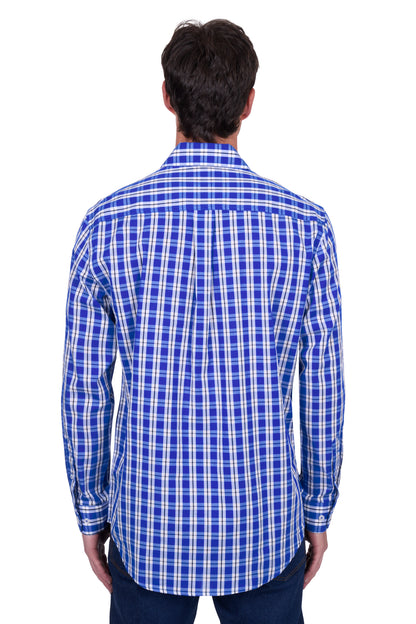 Hard Slog Mens Levers 1/2 Placket Long Sleeve Shirt