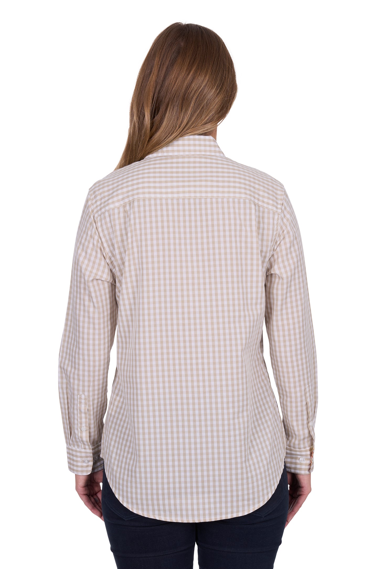 Hard Slog Womens Sara 1/2 Placket Long Sleeve Shirt