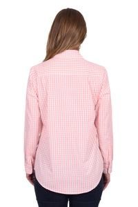 Hard Slog Womens Jen 1/2 Placket Long Sleeve Shirt