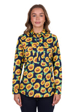 Load image into Gallery viewer, Hard Slog Womens Ally 1/2 Placket Long Sleeve Shirt