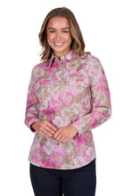 Load image into Gallery viewer, Hard Slog Womens Etta 1/2 Placket Long Sleeve Shirt