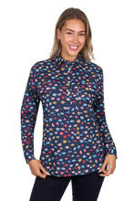 Load image into Gallery viewer, Hard Slog Womens Tori 1/2 Placket Long Sleeve Shirt