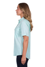 Load image into Gallery viewer, Hard Slog Womens Grace 1/2 Placket Short Sleeve Shirt