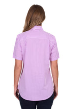 Load image into Gallery viewer, Hard Slog Womens Grace 1/2 Placket Short Sleeve Shirt