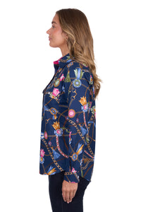 Hard Slog Womens Jolie Full Placket Long Sleeve Shirt