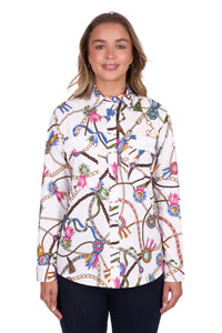 Hard Slog Womens Jolie Full Placket Long Sleeve Shirt