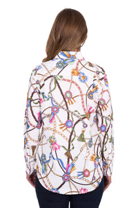Hard Slog Womens Jolie Full Placket Long Sleeve Shirt