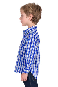 Hard Slog Kids Levers 1/2 Placket Long Sleeve Shirt