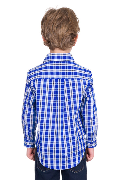 Hard Slog Kids Levers 1/2 Placket Long Sleeve Shirt