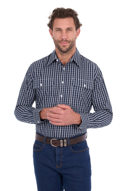 Hard Slog Mens Alex Long Sleeve Dress Shirt