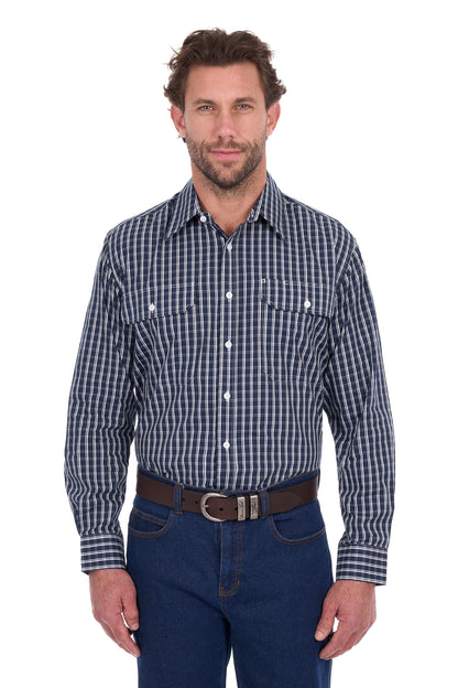Hard Slog Mens Alex Long Sleeve Dress Shirt