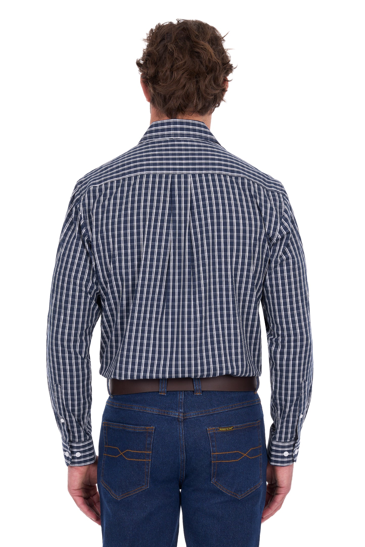 Hard Slog Mens Alex Long Sleeve Dress Shirt