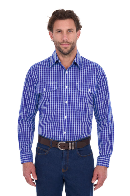 Hard Slog Mens Alex Long Sleeve Dress Shirt
