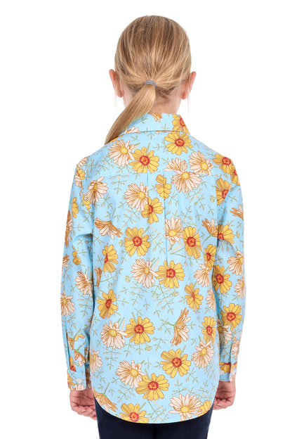 Hard Slog Kids Sunday Half Placket Long Sleeve Shirt
