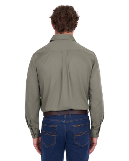 Hard Slog Mens Half Placket Light Cotton Country Work Shirt