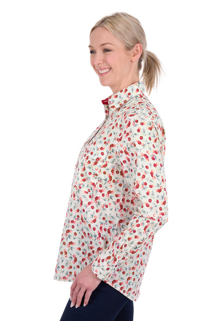 Hard Slog Womens Clair Half Placket Long Sleeve Shirt