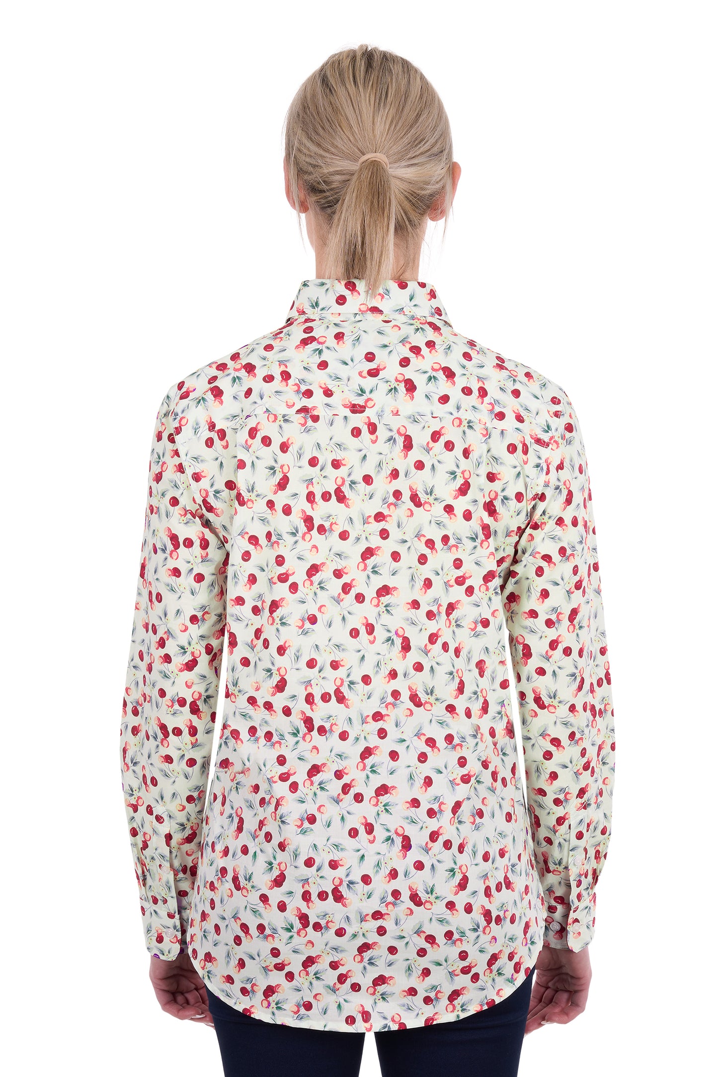 Hard Slog Womens Clair Half Placket Long Sleeve Shirt