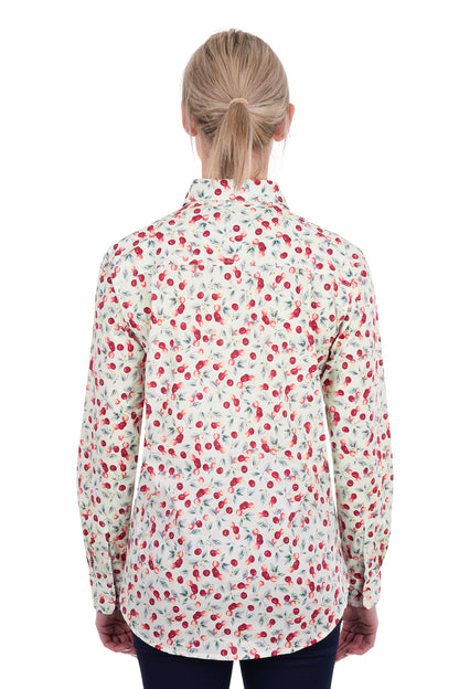 Hard Slog Womens Clair Half Placket Long Sleeve Shirt