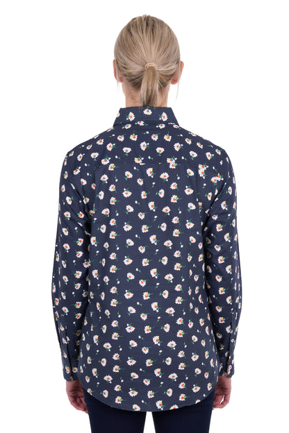 Hard Slog Womens Joanna Half Placket Long Sleeve Shirt