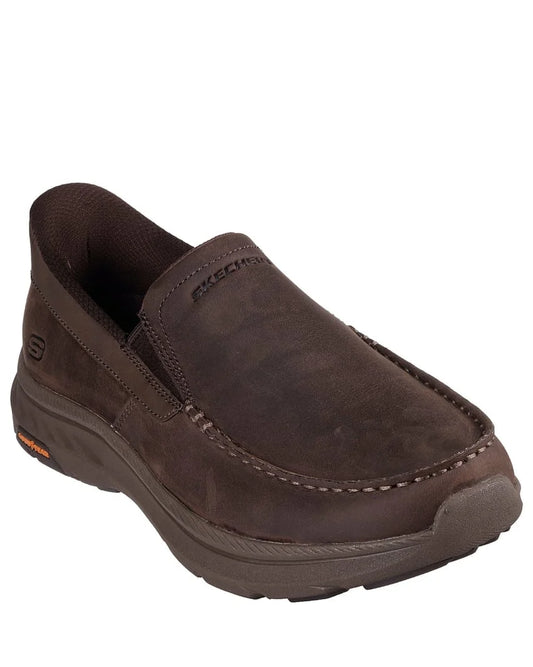 Skechers Mens Slip-Ins Relaxed Fit Pollard - Osgood Extra Wide Fit Shoes