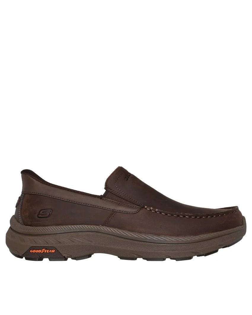 Skechers Mens Slip-Ins Relaxed Fit Pollard - Osgood Extra Wide Fit Shoes