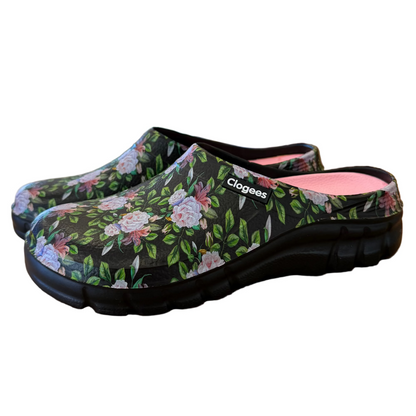 Clogees Womens Garden Clog Roses