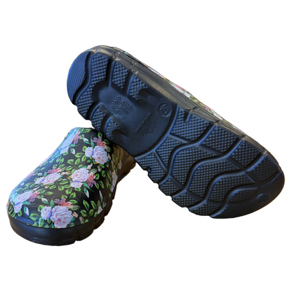 Clogees Womens Garden Clog Roses