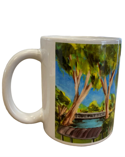 Back Creek Scene Printed Mug
