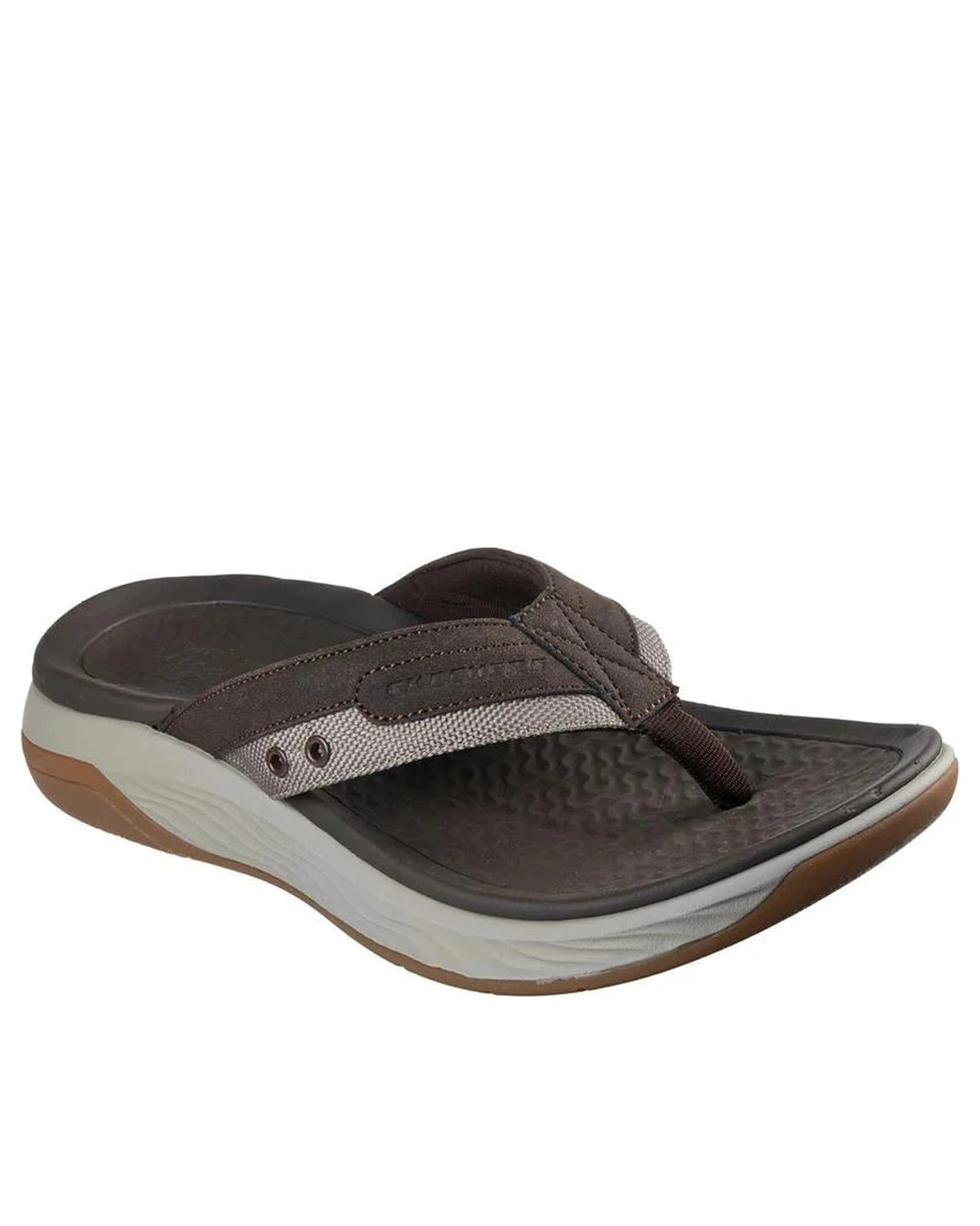 Skechers Mens Relaxed Fit Silva-Falco Thongs