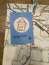 Load image into Gallery viewer, Australian Made Millmerran Local Map Tea Towel