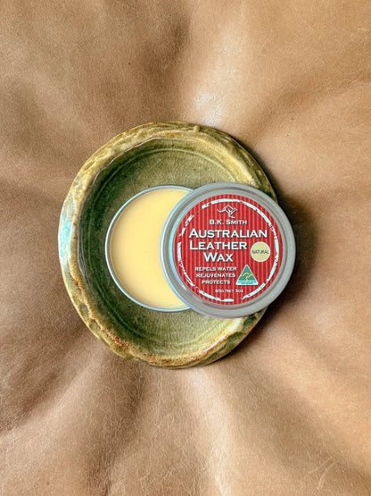 BK Smith Australian Leather Wax 85g