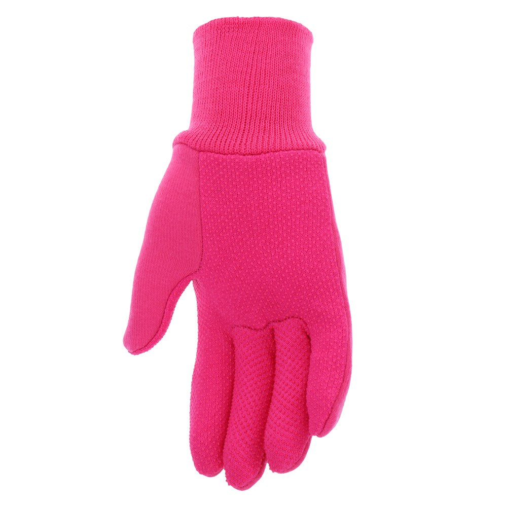 John Deere Light Duty Womens Pink Cotton Work Gloves