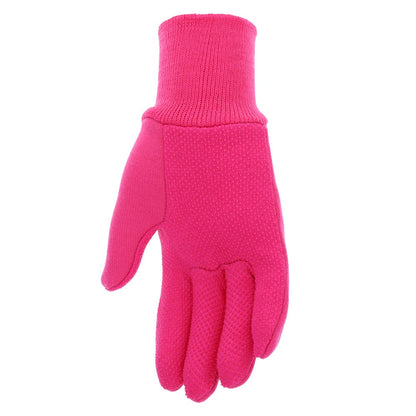 John Deere Light Duty Womens Pink Cotton Work Gloves