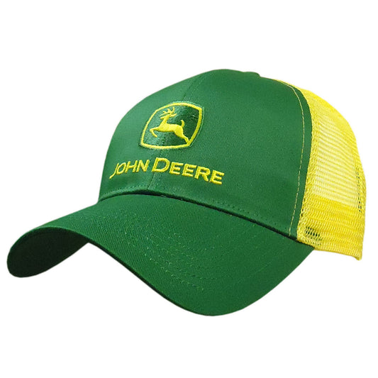 John Deere Adult Logo Mesh Back Trucker Cap
