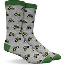 Load image into Gallery viewer, John Deere Tractor Row Fashion Adult Crew Socks 2 Pack
