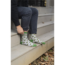 Load image into Gallery viewer, John Deere Tractor Row Fashion Adult Crew Socks 2 Pack