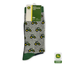 Load image into Gallery viewer, John Deere Tractor Row Fashion Adult Crew Socks 2 Pack