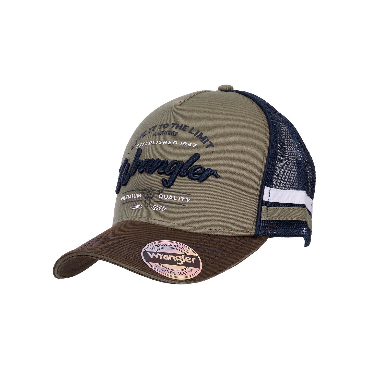 Wrangler Joel High Profile Trucker Cap