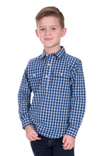 Load image into Gallery viewer, Hard Slog Kids Alden 1/2 Placket Long Sleeve Shirt