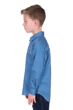 Load image into Gallery viewer, Hard Slog Kids Holden 1/2 Placket Long Sleeve Shirt