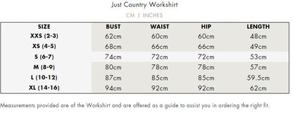 Just Country Boys Lachlan Half Button Country Workshirt