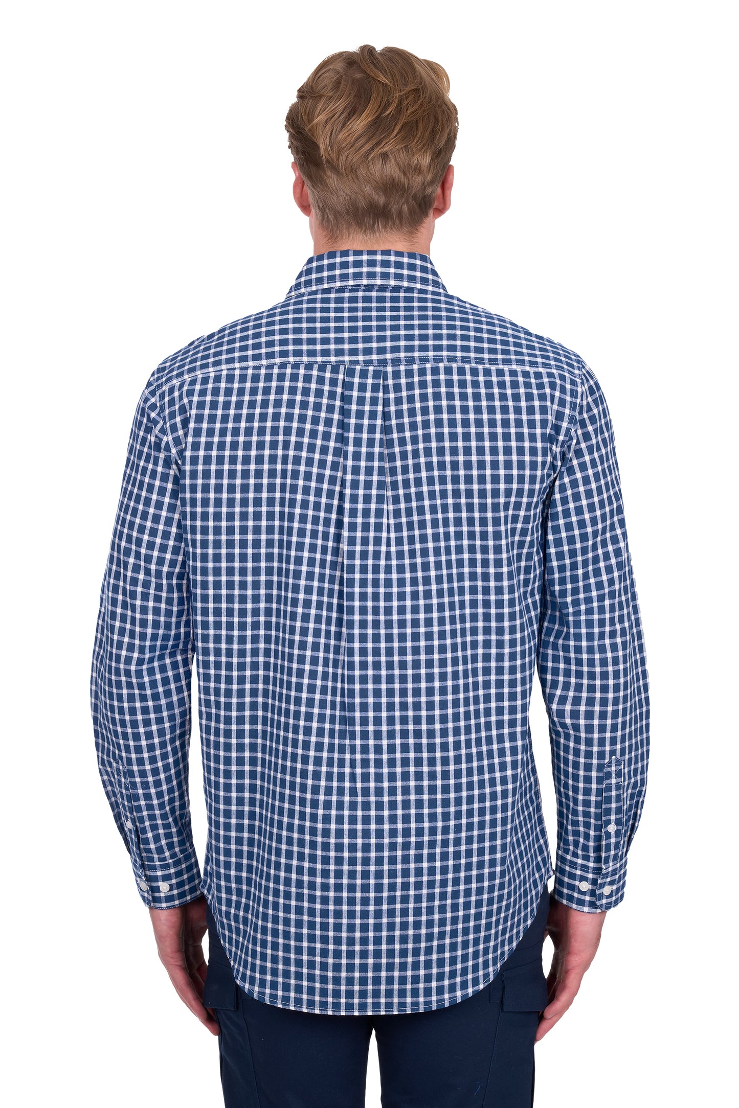 Hard Slog Mens Alden 1/2 Placket Long Sleeve Shirt