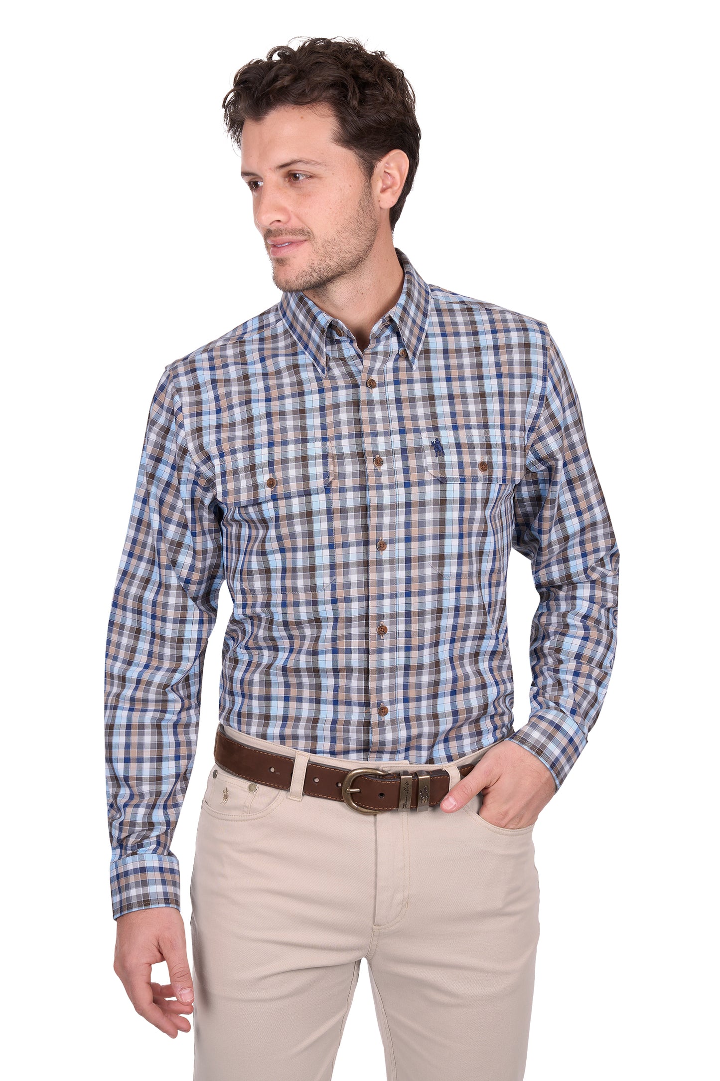 Thomas Cook Mens Jonathan Two Pocket Long Sleeve Shirt