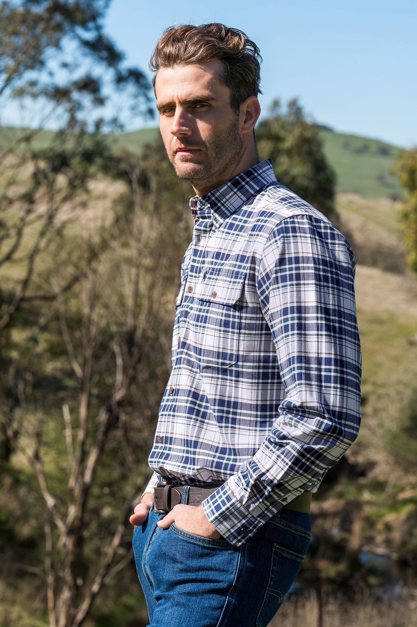 Thomas Cook Mens Justin Two Pocket Long Sleeve Shirt