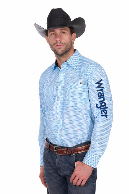 Wrangler Mens Lee Logo Long Sleeve Shirt