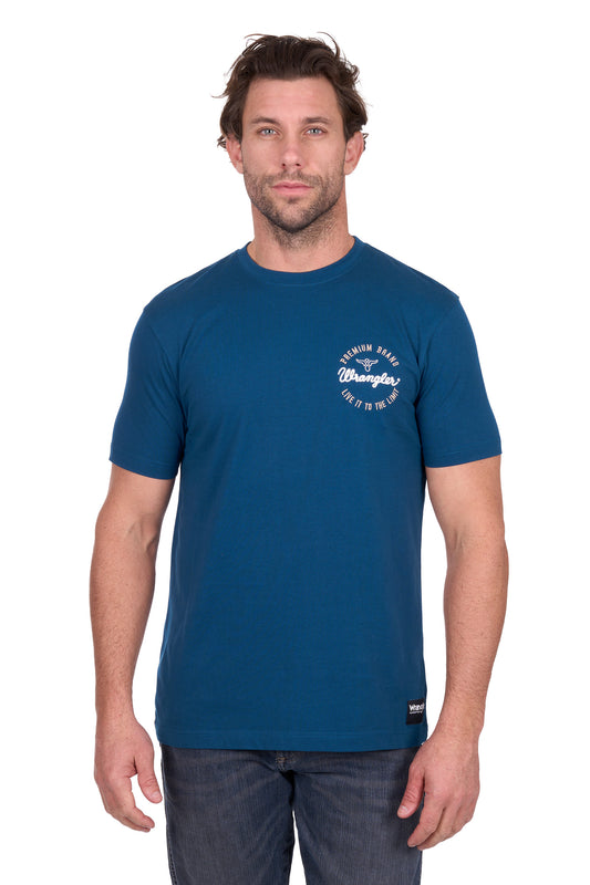 Wrangler Mens Mario Short Sleeve Tee
