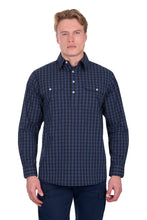 Load image into Gallery viewer, Hard Slog Mens Nash 1/2 Placket Long Sleeve Shirt
