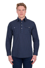 Load image into Gallery viewer, Hard Slog Mens Nash 1/2 Placket Long Sleeve Shirt