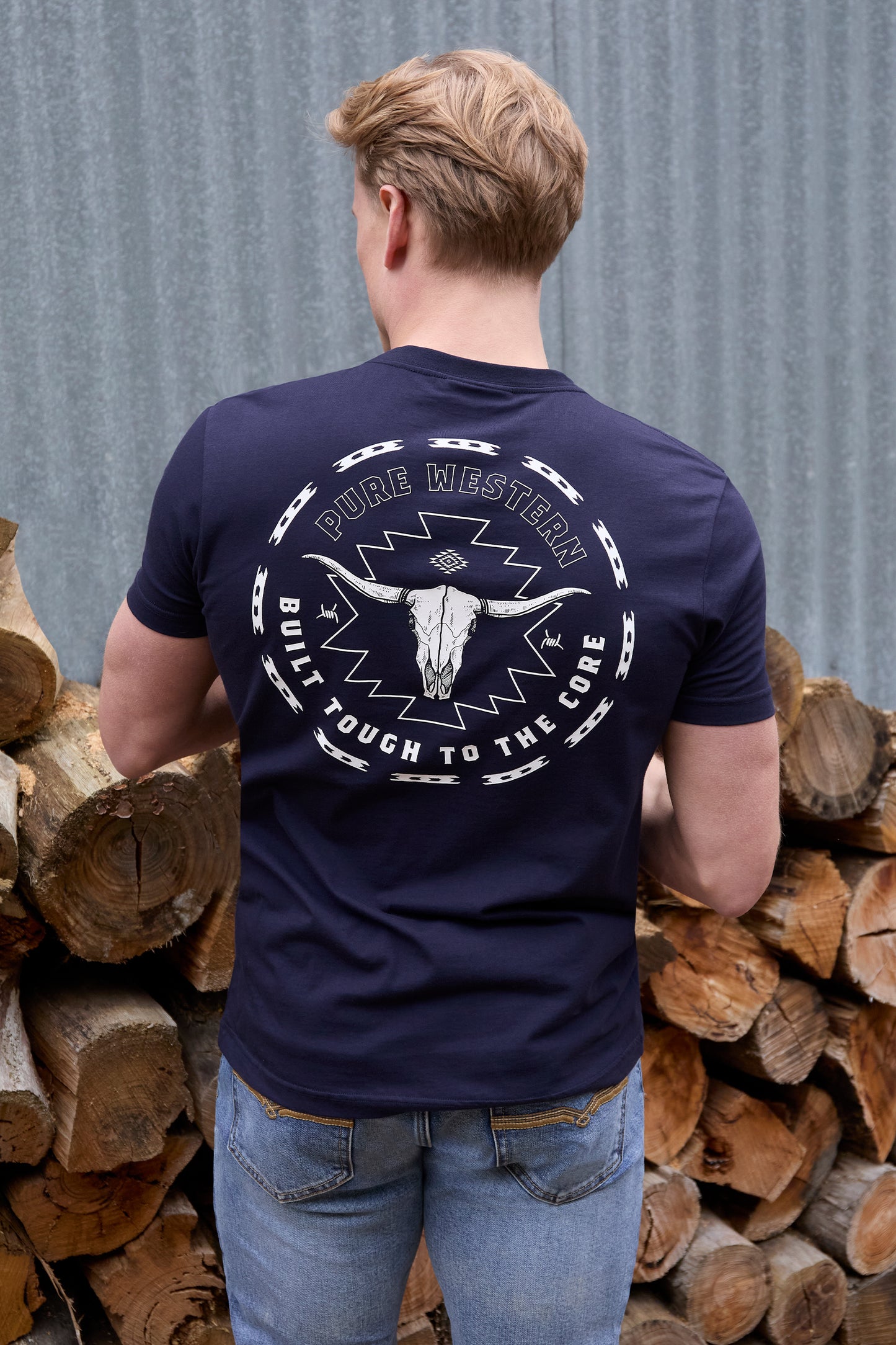 Pure Western Mens Oscar Short Sleeve Tee